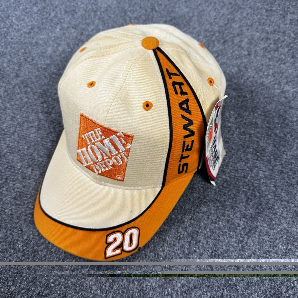 Vintage NASCAR  Tony Stewart Home Depot New Racing Hat Cap 20 Y2K